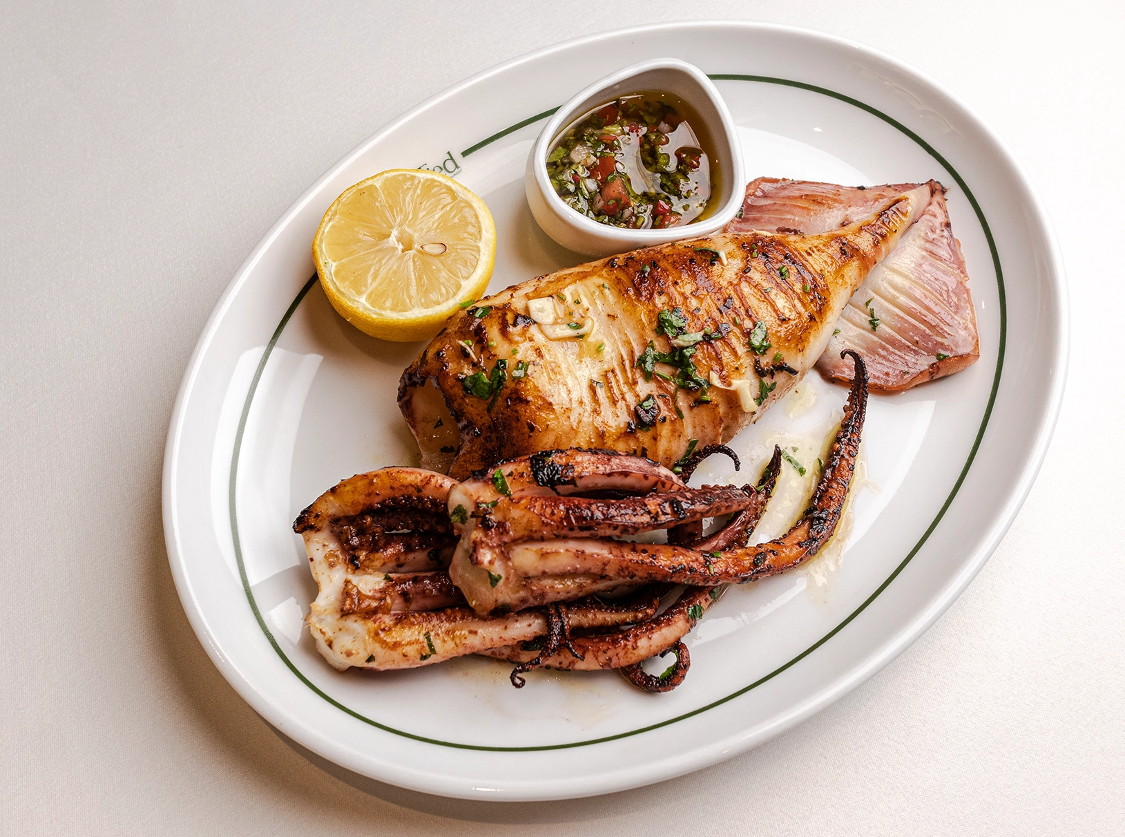 Calamar New Zealand La Grătar